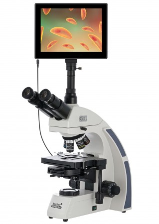 Trójokularowy mikroskop cyfrowy Levenhuk MED D45T LCD