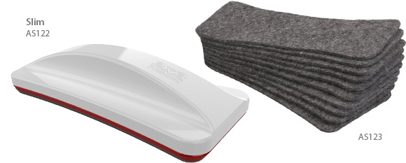 Czyścik magnetyczny DUO, SLIM, wkłady filcowe -