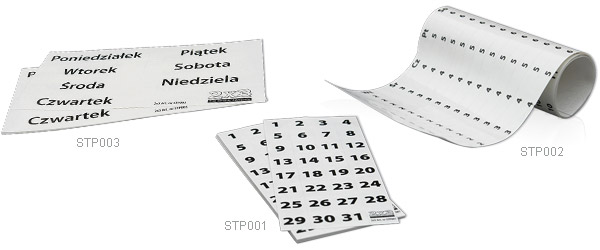 Szyldy samoprzylepne do planerów 4 Szyldy samoprzylepne do planerów -