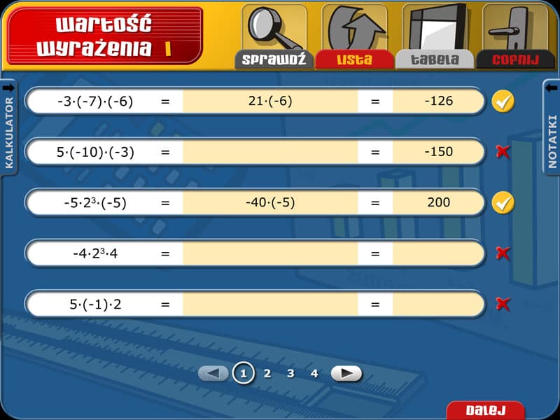 Didakta - Matematyka 2 - algebra -