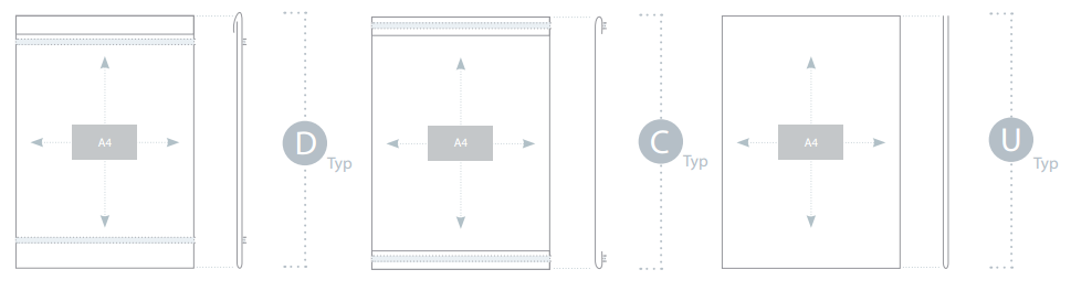 Oprawa PET samoprzylepna typ D format A4 25 Oprawa PET samoprzylepna typ D format A4 -