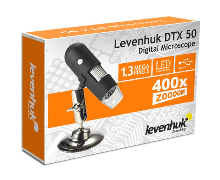 Mikroskop cyfrowy Levenhuk DTX 50 10 Mikroskop cyfrowy Levenhuk DTX 50 -