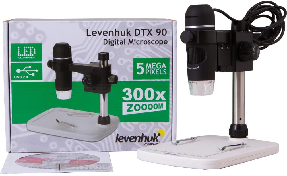 Mikroskop cyfrowy Levenhuk DTX 90 4 Mikroskop cyfrowy Levenhuk DTX 90 -