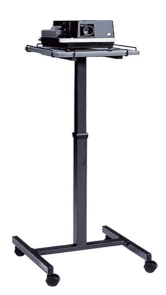 Stolik pod rzutnik SOLO 40x50 cm grafit/blat popiel - Stoliki pod rzutniki/projektory