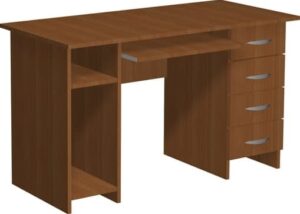 Biurko szkolne Justyna cztery szuflady