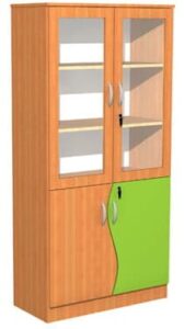 Szafa z witryną Kujawiak Fala 3