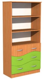 Regał z szufladami Kujawiak Fala 117