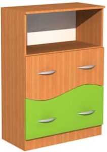 Regał z szufladami Kujawiak Fala 31