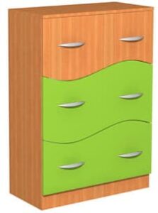 Regał z szufladami Kujawiak Fala 33
