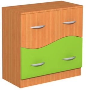 Regał z szufladami Kujawiak Fala 34