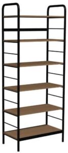 Regał biblioteczny A jednostronny rama metalowa