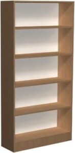 Regał biblioteczny proste półki C