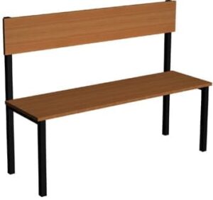 Ławka korytarzowo-szatniowa Classic jednostronna. z oparciem