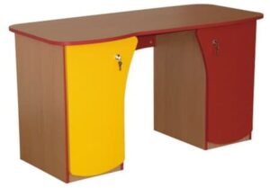 Biurko przedszkolne Ola dwie szafki