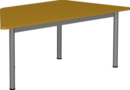 Stół trapezowy z nogami metalowymi fi 40 do szkół i przedszkoli 4 Stół trapezowy z nogami metalowymi fi 40 do szkół i przedszkoli -