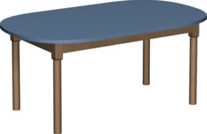 Stół przedszkolny owalny
