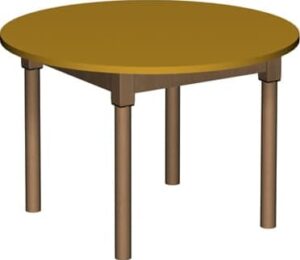 Stół przedszkolny okrągły
