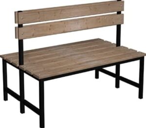 Ławka szatniowo korytarzowa Premium 2-str. z oparciem