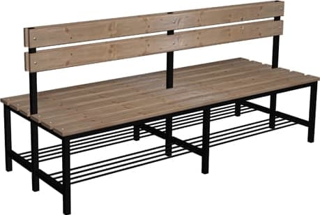 Ławka szatniowo korytarzowa z półką na buty Premium 2-str. z oparciem 7 Ławka szatniowo korytarzowa z półką na buty Premium 2-str. z oparciem -