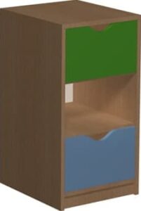 Regał z 2 szufladami MAŁGOSIA 5