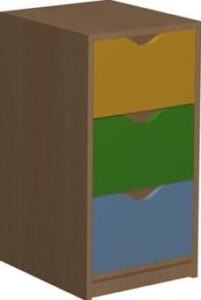 Regał z 3 szufladami MAŁGOSIA 6