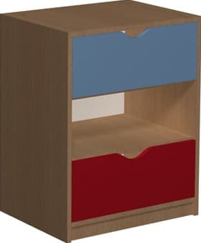 Regał z 2 szufladami MAŁGOSIA 13 3 Regał z 2 szufladami MAŁGOSIA 13