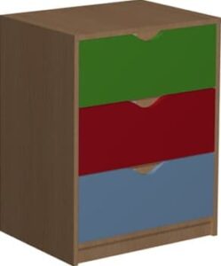 Regał z 3 szufladami MAŁGOSIA 14