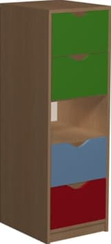 Regał z 4 szufladami MAŁGOSIA 23 3 Regał z 4 szufladami MAŁGOSIA 23