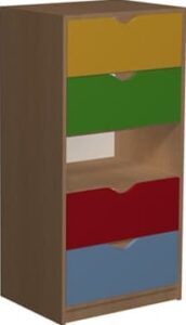 Regał z 4 szufladami MAŁGOSIA 31