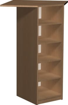 Regał narożny MAŁGOSIA 37 3 Regał narożny MAŁGOSIA 37