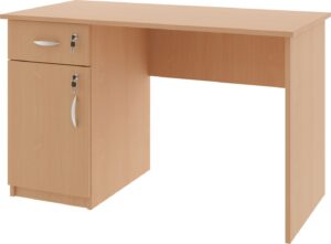 Biurko szkolne z szafką i szufladą