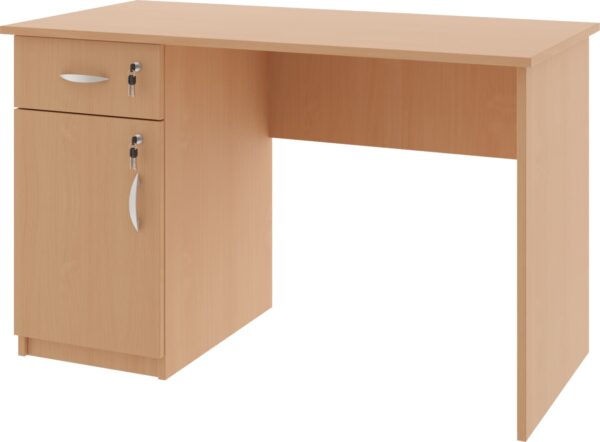 Biurko szkolne z szafką i szufladą