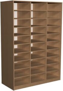 Regał na pościel wysoki z drzwiami przesuwnymi PRIMO