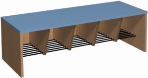 Ławeczka szatniowa "S" modułowa