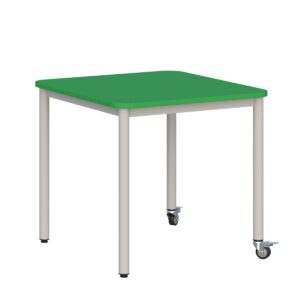 Stolik mobilny szkolno-przedszkolny z blatem kwadratowym 700x700 (4