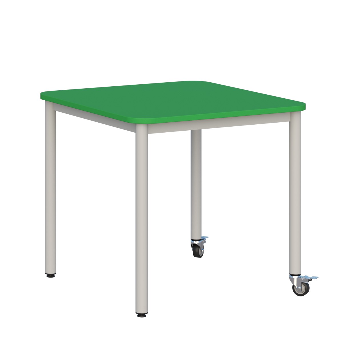Stolik mobilny szkolno-przedszkolny z blatem kwadratowym 700x700 (4, 5, 6) 3 Stolik mobilny szkolno-przedszkolny z blatem kwadratowym 700x700 (4