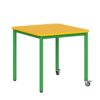 Stolik mobilny szkolno-przedszkolny z blatem kwadratowym 700x700 (4, 5, 6) 7 5