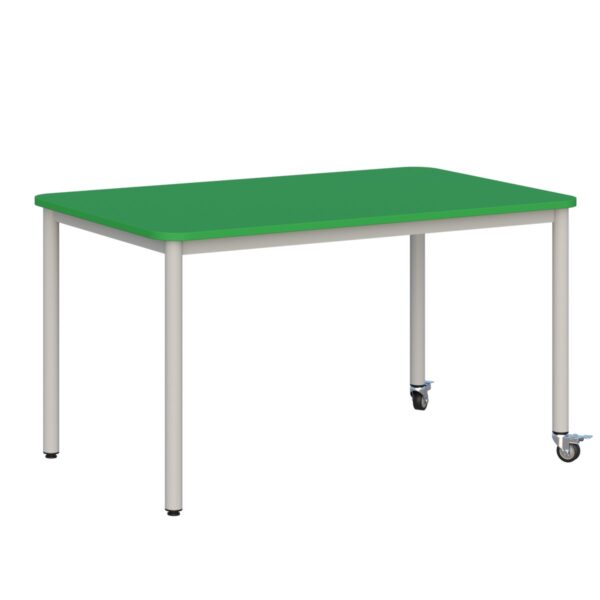 Stolik mobilny szkolno-przedszkolny z blatem prostokątnym 1200x700 mm (4