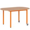 Stolik mobilny szkolno-przedszkolny z blatem owalnym 1200x700 (1, 2, 3) 1 Stolik mobilny szkolno-przedszkolny z blatem owalnym 1200x700 (1