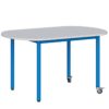 Stolik mobilny szkolno-przedszkolny z blatem owalnym 1200x700 (4, 5, 6) 8 6)