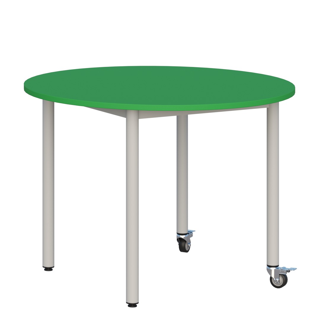 Stolik mobilny szkolno-przedszkolny z blatem okrągłym fi 900 (1, 2, 3) 6 Stolik mobilny szkolno-przedszkolny z blatem okrągłym fi 900 (1, 2, 3) -