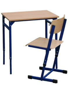 Zestaw - stół Leon z reg. wys. 1-5 z krzesłem Reks z reg. wys. 2-4