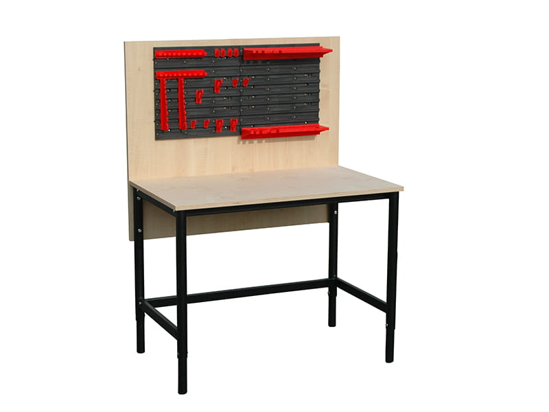 Stół warsztatowy, montażowy, stolarski z nakładką narzędziową 3 Stół warsztatowy