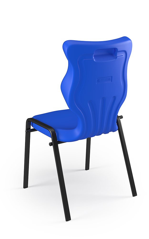 Krzesło Student rozmiar 6 siedzisko niebieski/stelaż czarny 4 Krzesło Student rozmiar 6 siedzisko niebieski/stelaż czarny -