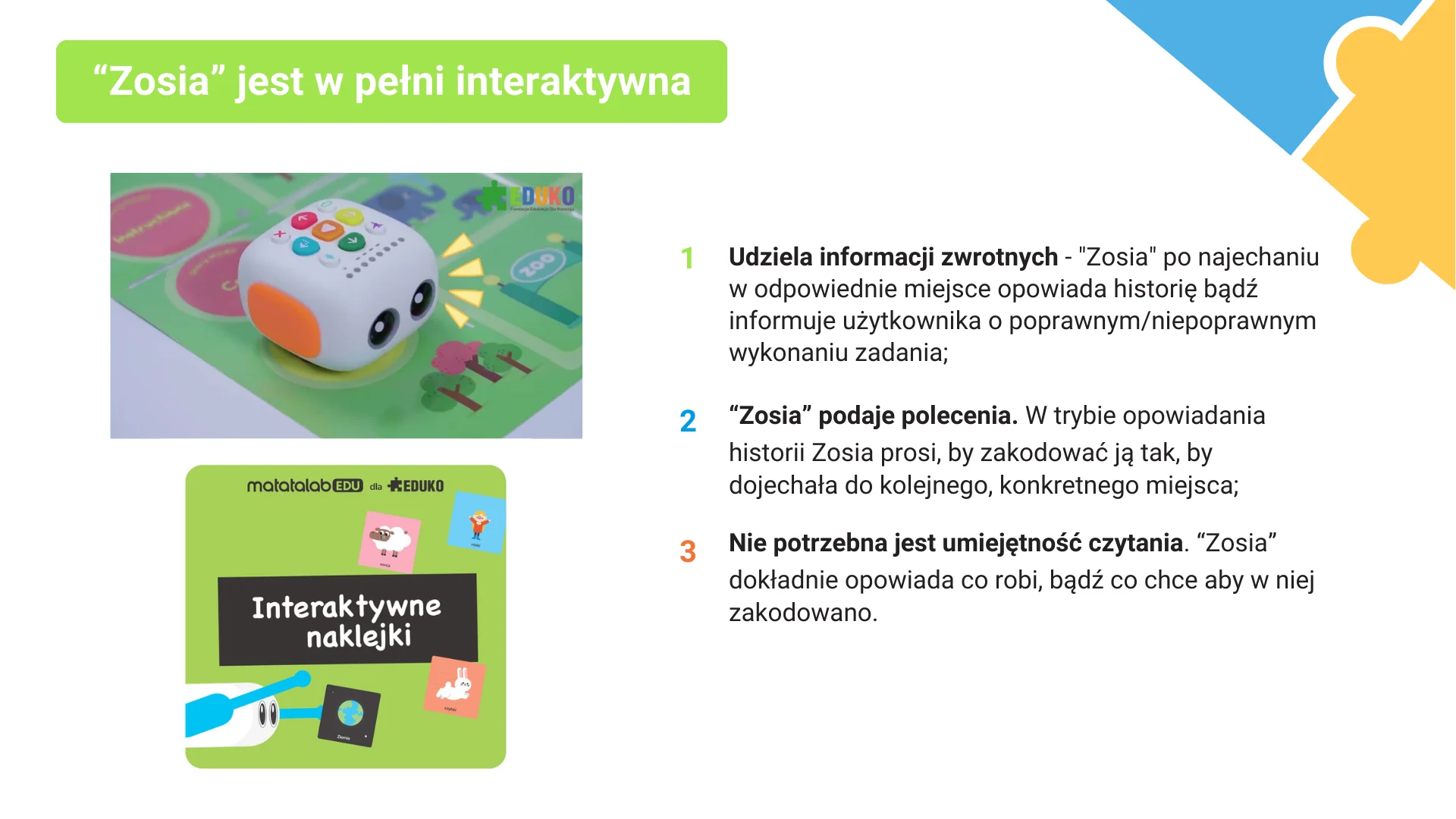 Zosia Mała Nauczycielka - zestaw 11 Zosia Mała Nauczycielka - zestaw -