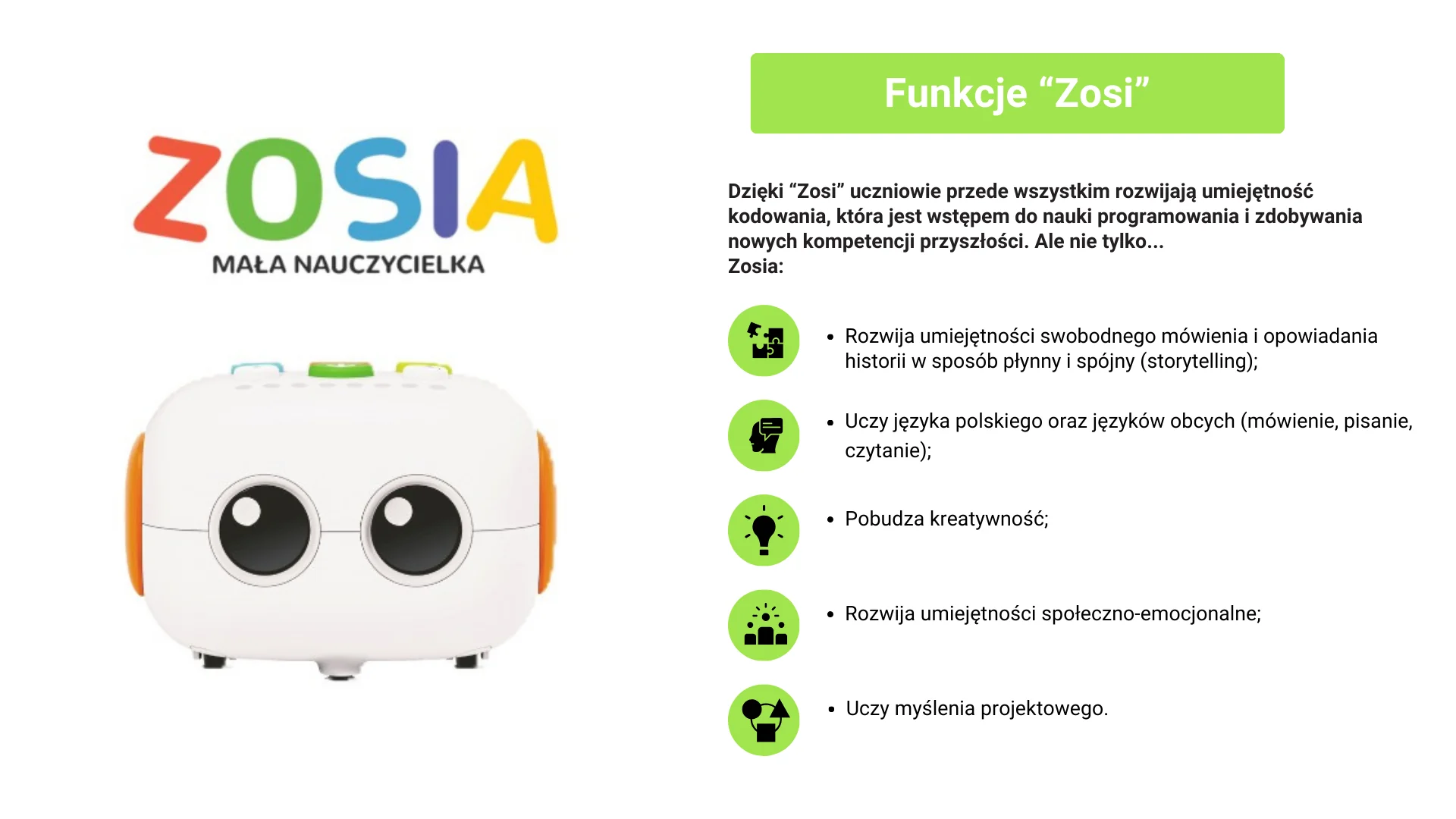 Zosia Mała Nauczycielka - zestaw 7 Zosia Mała Nauczycielka - zestaw -