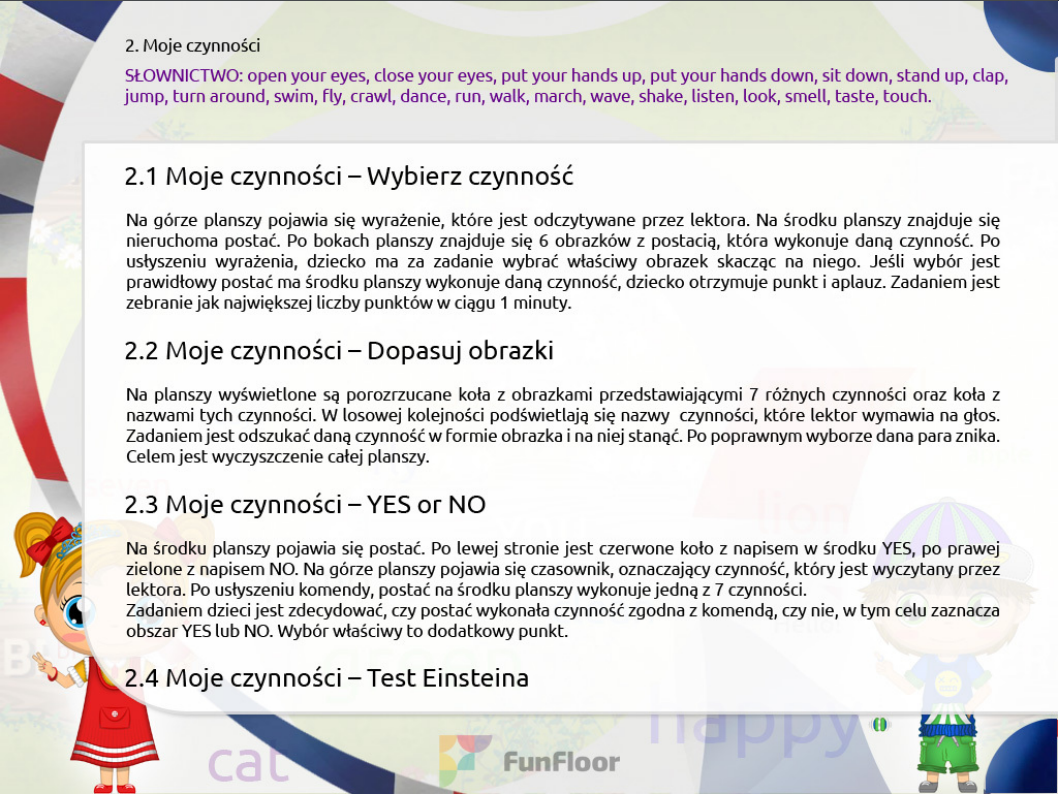 Pakiet języka angielskiego - część 1 (50 gier) 4 Pakiet języka angielskiego - część 1 (50 gier) -