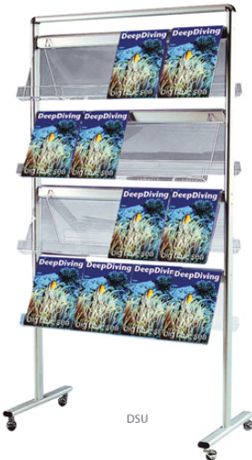 Stojak na broszury 2-stronny 3 Stojak na broszury 2-stronny -