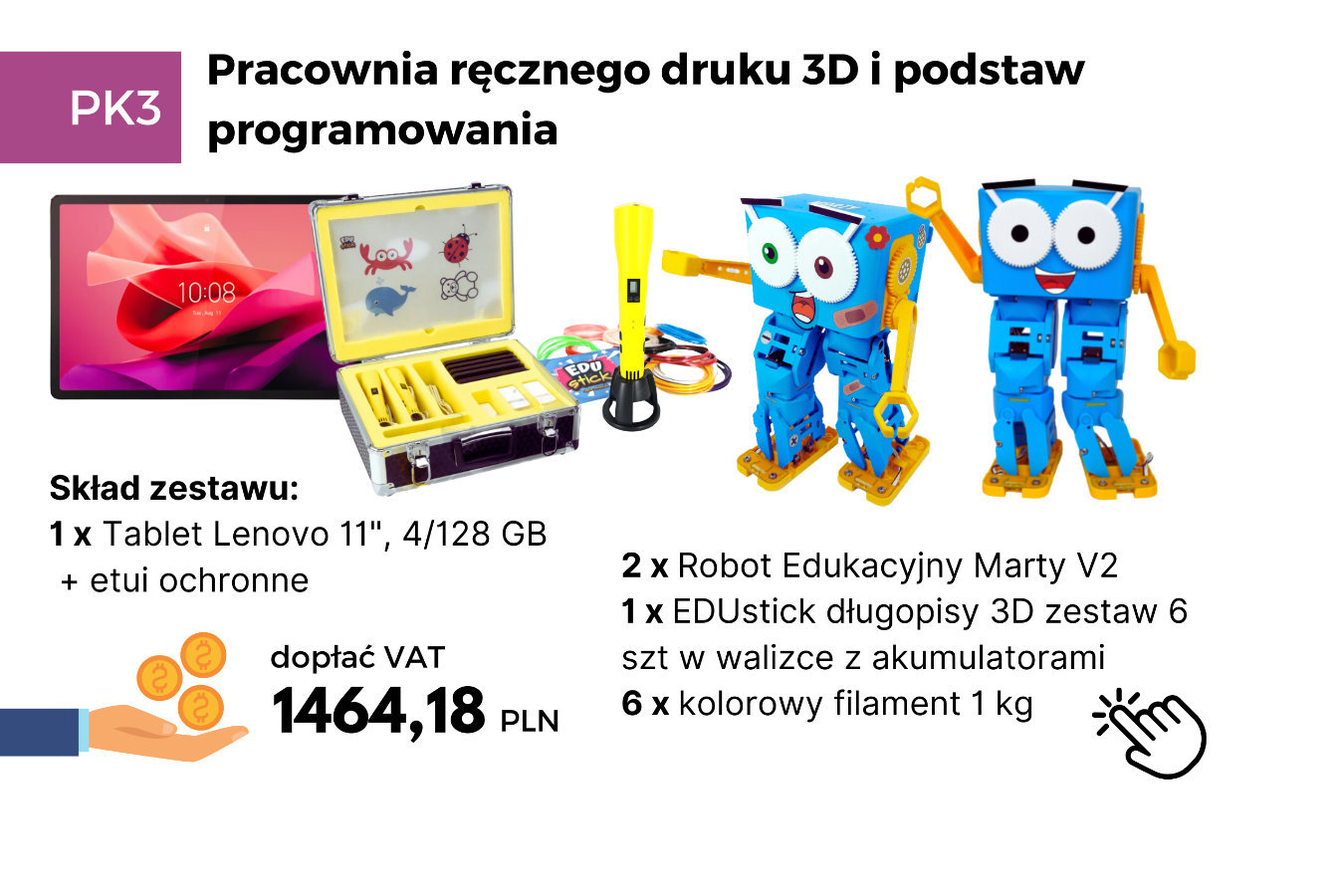 Pracownia ręcznego druku 3D i podstaw programowania 4 Pracownia ręcznego druku 3D i podstaw programowania -