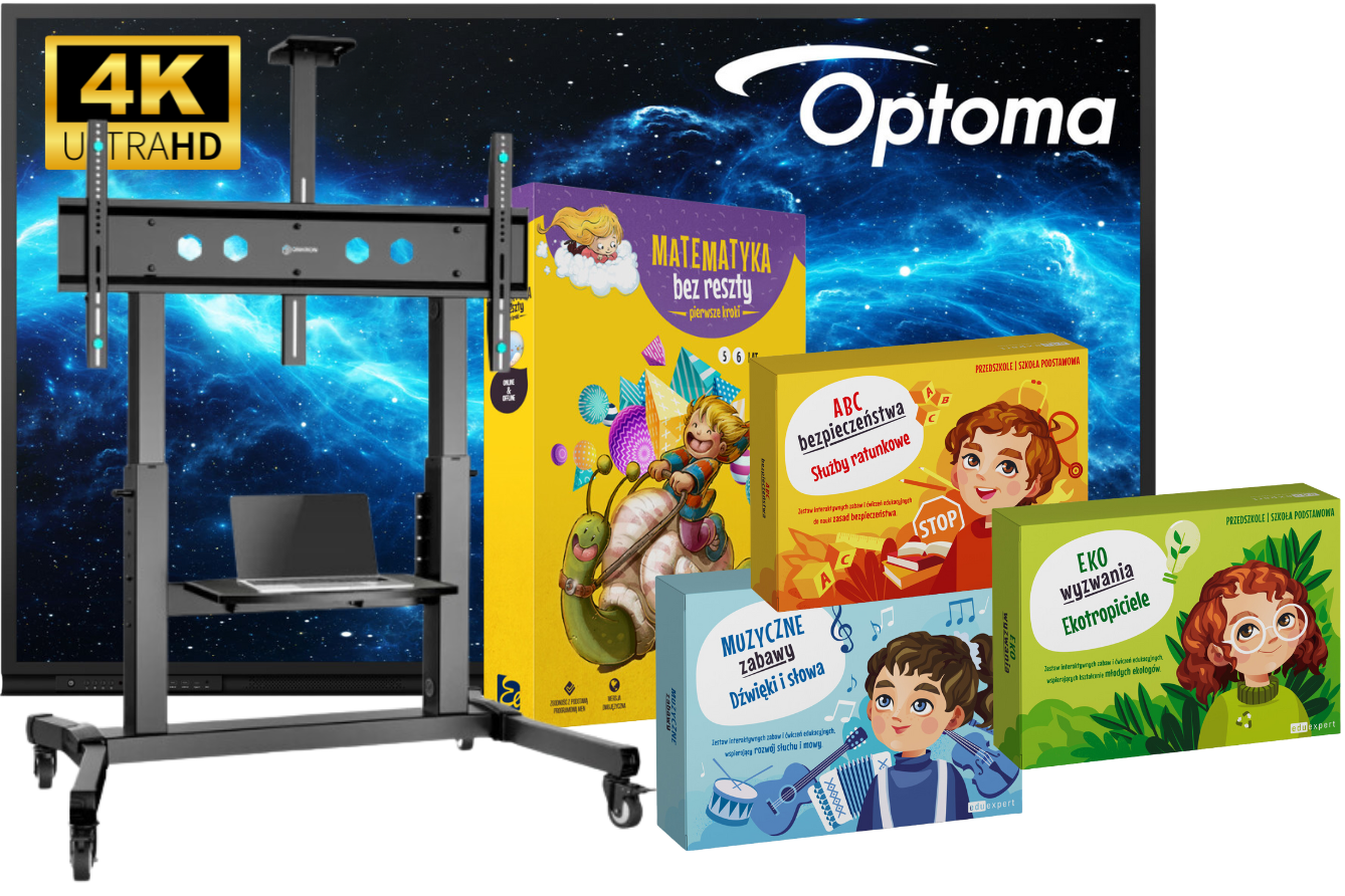 Monitor interaktywny 55" lub 65" + Oprogramowanie edukacyjne 3 Monitor interaktywny 55" lub 65" + Oprogramowanie edukacyjne -